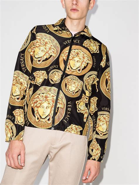 versace medusa print jacket|Versace Medusa.